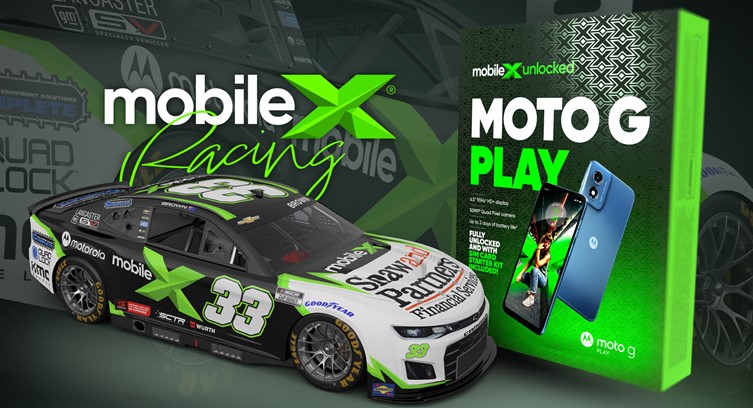 MobileX, Motorola Celebrate New Moto G Play 2024 Bundle with Sponsorship of Will Brown at NASCAR Debut