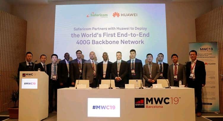 Safaricom Selects Huawei to Deploy E2E 400G Backbone Network