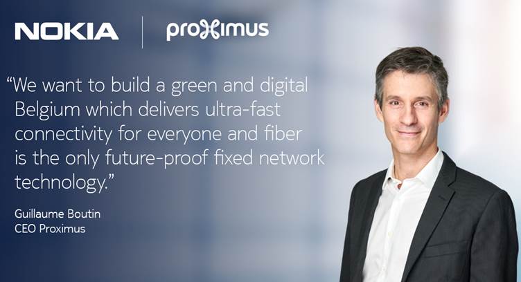 Proximus, Nokia Deploy World’s Fastest Live Fiber Network