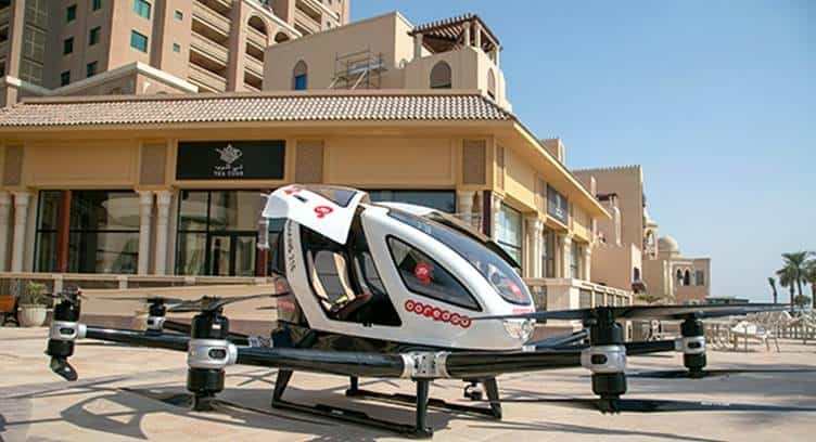 Ooredoo Showcases Self-Driving 5G Connected Aerial Taxi and 5G Mobility