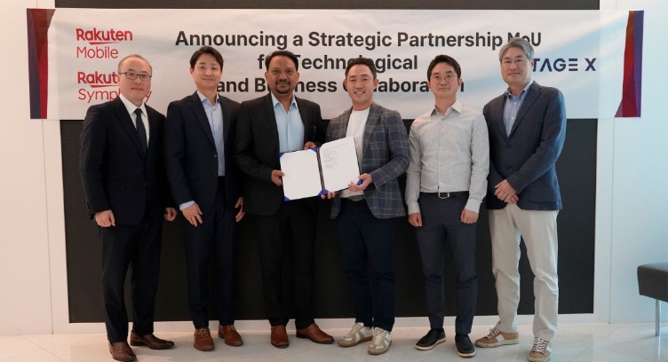 Samarbete mellan Rakuten Mobile och sydkoreanska operatören Stage X in Technology