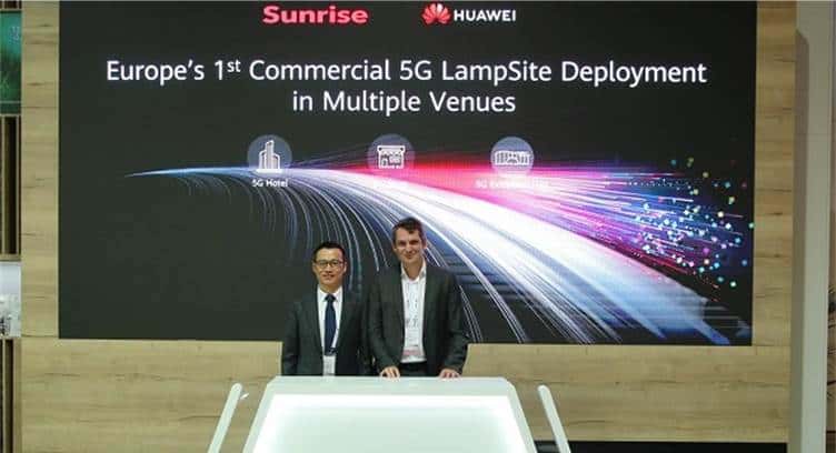 Sunrise, Huawei Deploy Multiple 5G Indoor Deployments in Switzerland