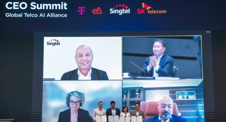 SK Telecom, Deutsche Telekom, e&amp;, and Singtel Form Global Telco AI Alliance